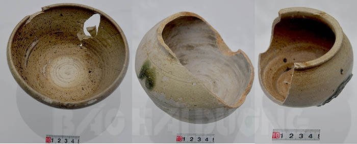 Phát hiện mảnh gốm cổ ở xã Kiến Quốc